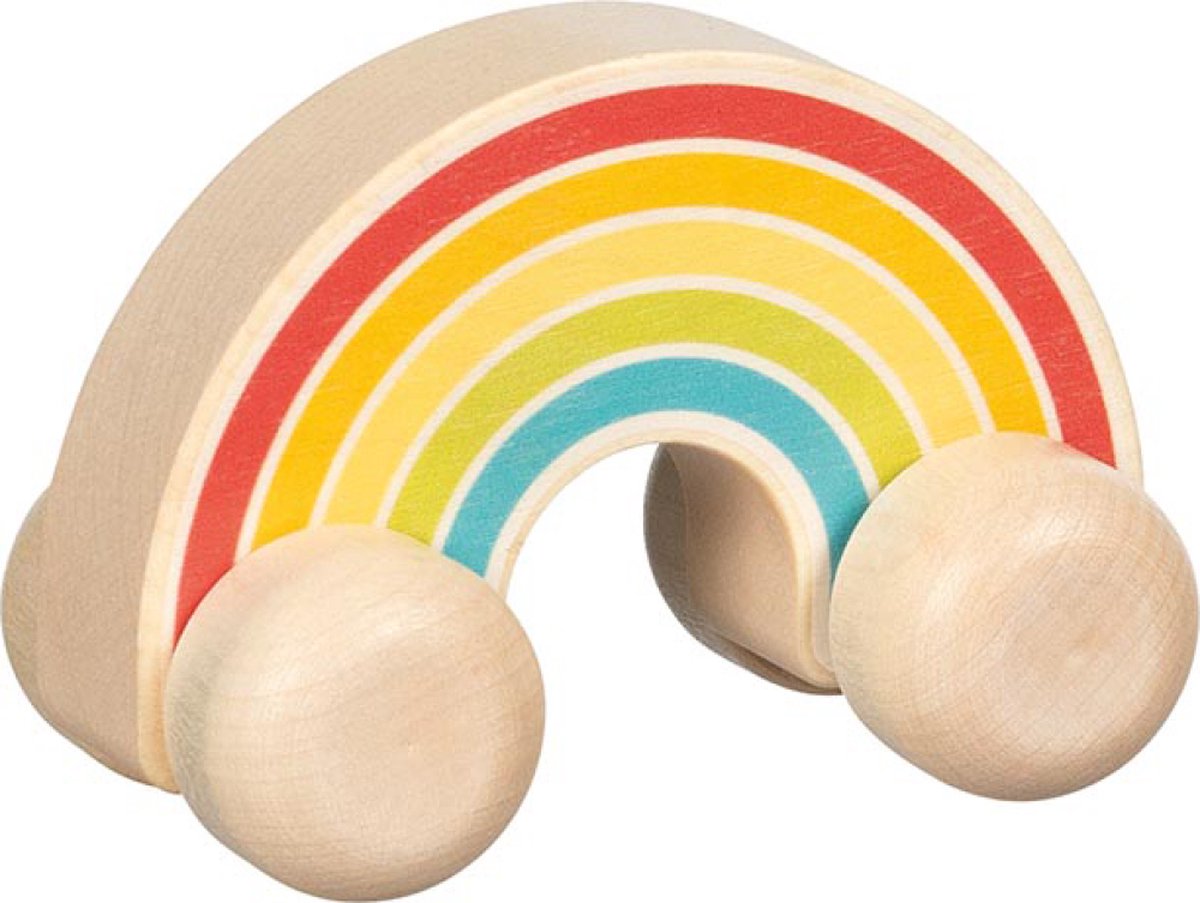 Goki Wooden Vehicle Rainbow