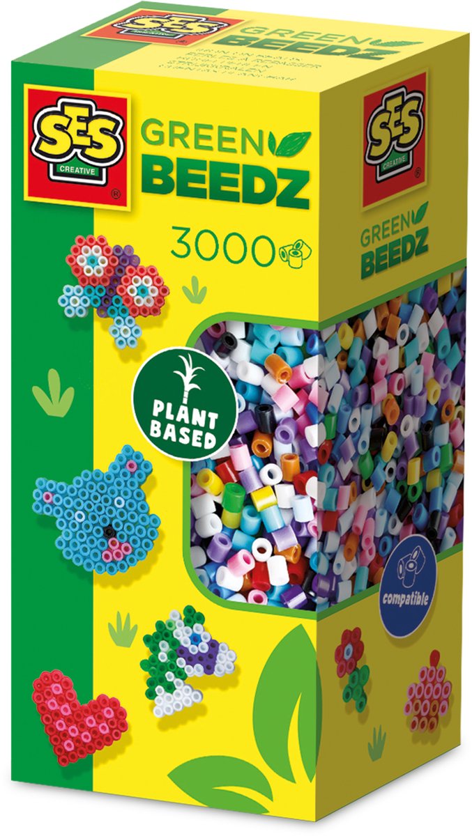 SES Creative Green Beedz - Fuse Beads Mix 3000