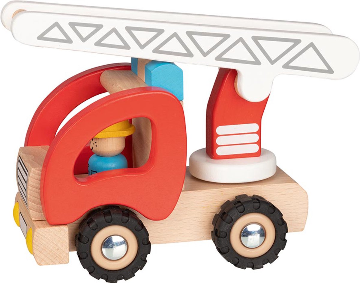 Goki Wooden Fire Department Ladder Truck
