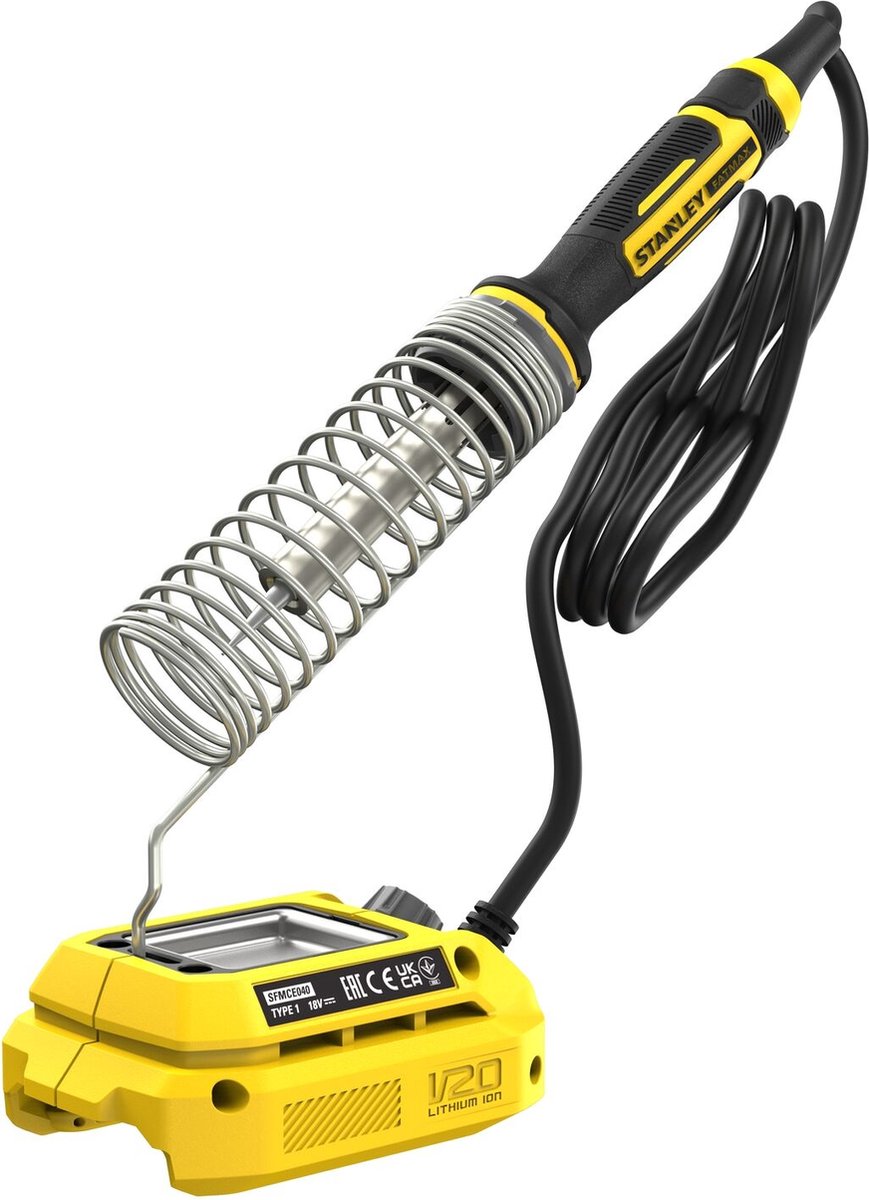 STANLEY V 20 Fer à souder sans fil fonctionnement à piles