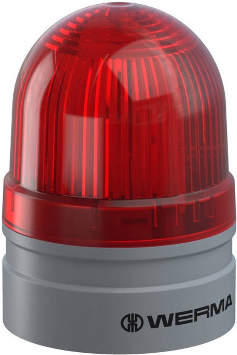 Werma Signaltechnik Avertisseur optique Mini TwinLIGHT 115-230VAC RD 260.110.60 rouge 230 V/AC