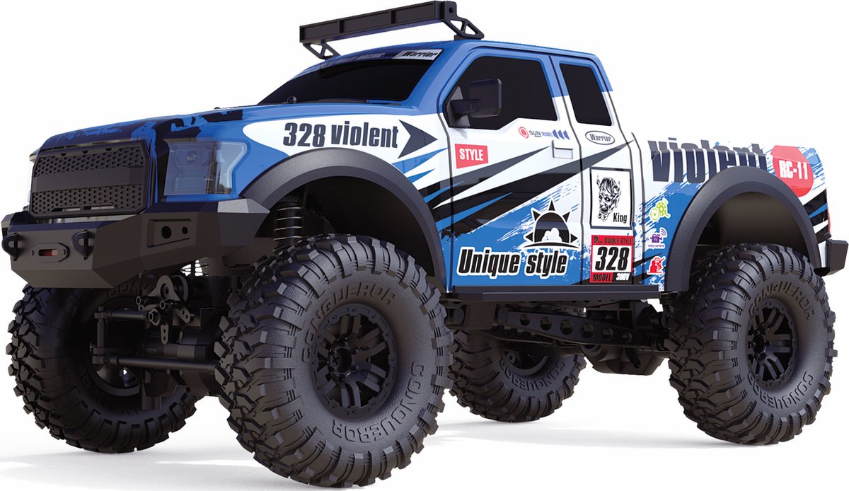 Amewi Dirt Climbing Pick-Up Race Crawler 4WD 1:10 RTR Blue