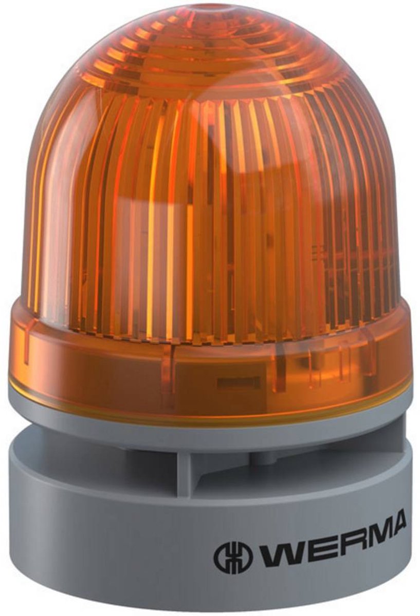 Werma Signaltechnik Avertisseur optique Mini TwinFLASH Combi 115-230VAC YE 460.320.60 jaune flash 230 V/AC 95 dB