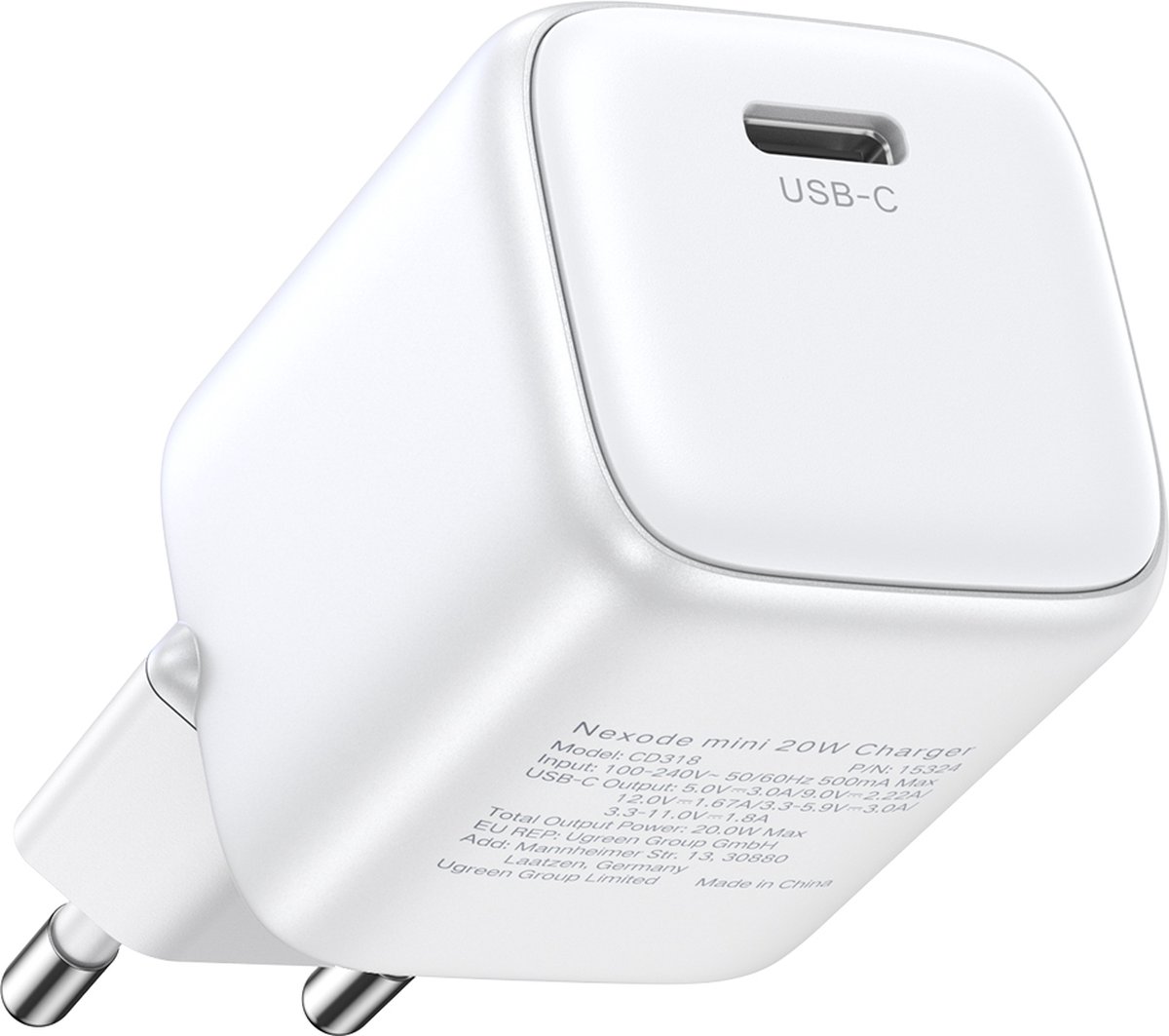 UGREEN Nexode Mini 30W PD Charger - White