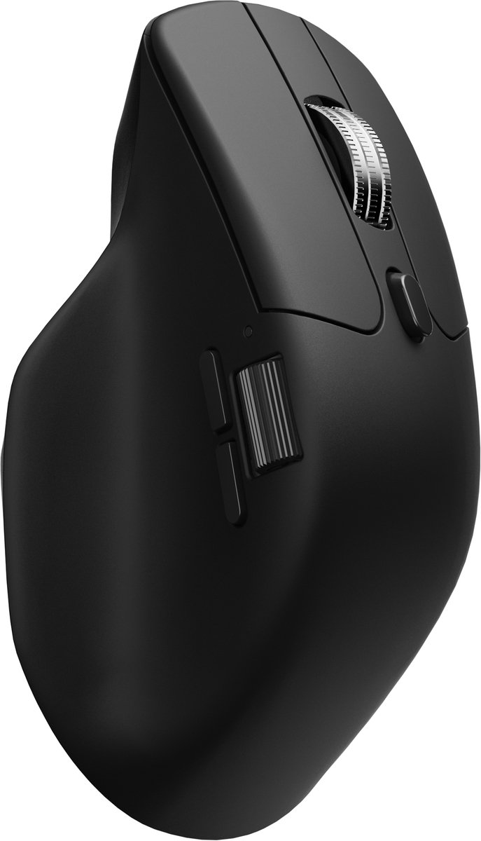 Keychron M6 Silent - Light 86g Wireless 8K - Ergonomisk mus - Optisk - 6 knapper - Sort