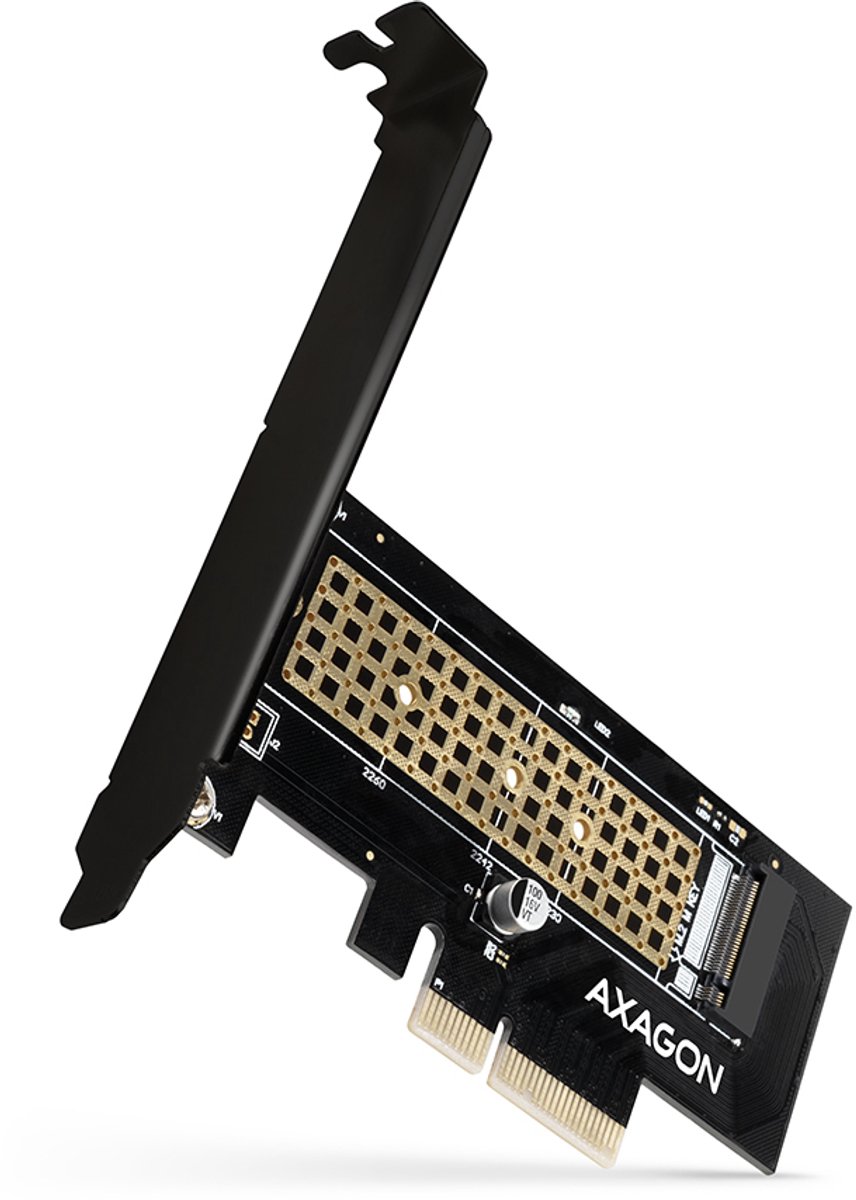 AXAGON Intern PCIe-adapter til NVMe M.2 SSD