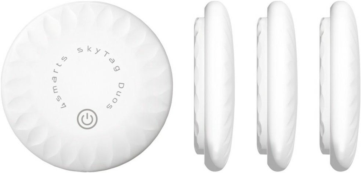 4Smarts SkyTag Duos 4-Pack Tracker Bluetooth blanc