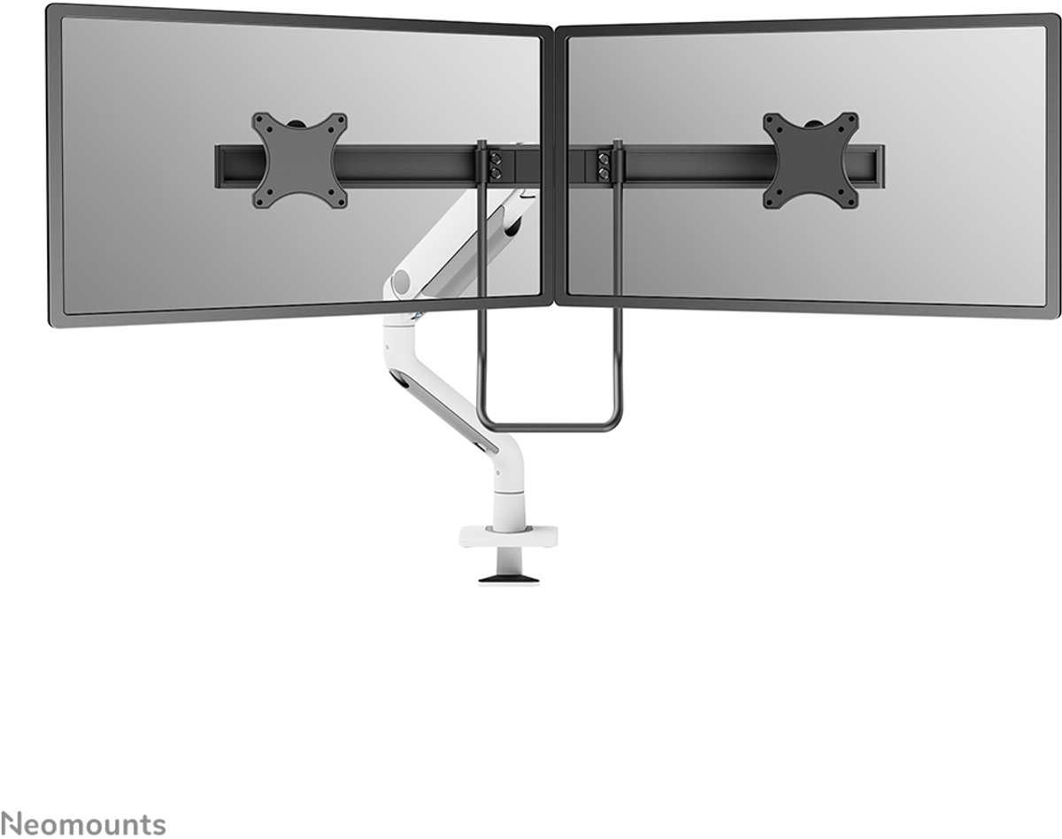 Neomounts DS75S-950WH2 mounting kit - full-motion - for 2 LCD displays - white