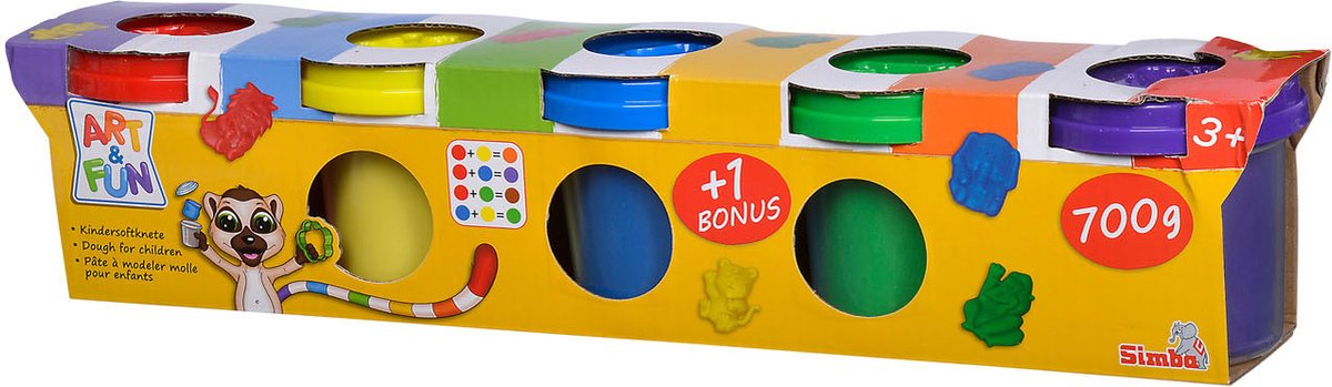 Simba Art&Fun Soft Dough 4+1 Bonuspack