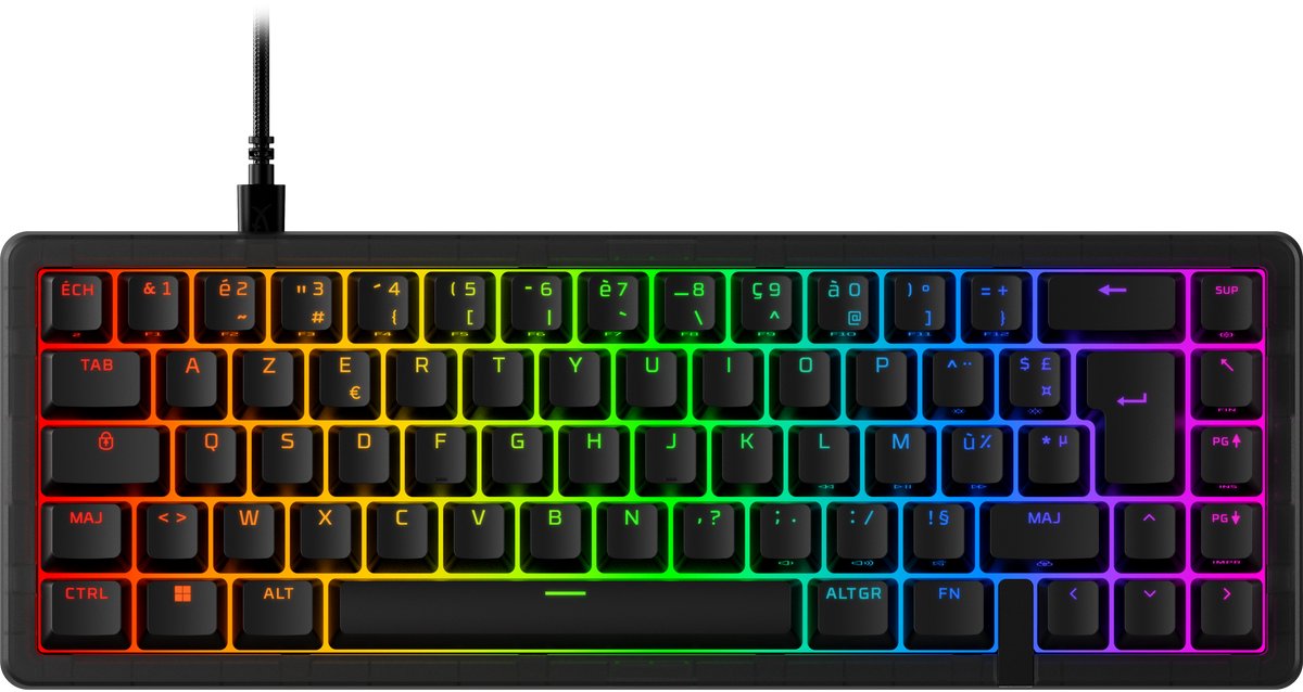 HyperX Origins 2 65% - Gaming Tastatur - Fransk - Sort