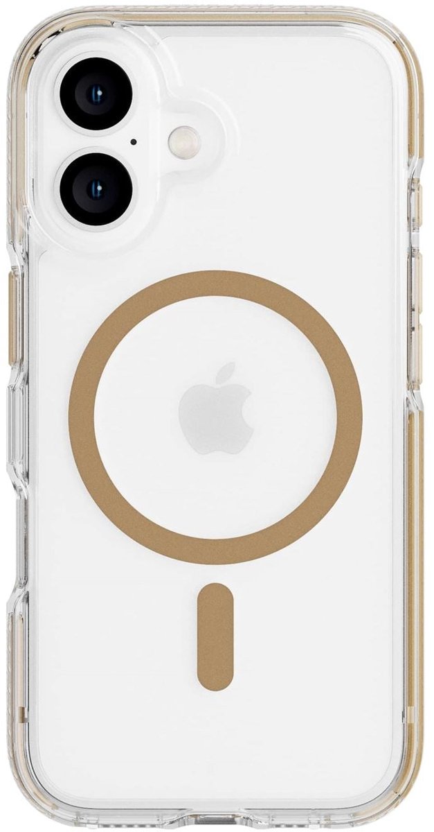Tech21 Evo Crystal MagSafe for iPhone 16 - Gold