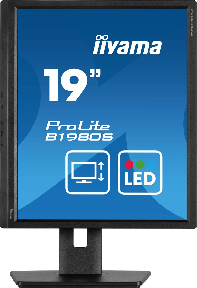 19" iiyama ProLite B1980S - 1280x1024 - 75Hz - TN