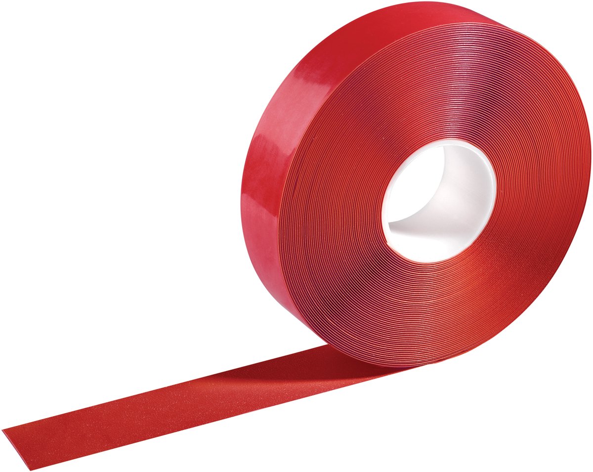 Durable 102103 Bande de marquage au sol DURALINE 0,5 mm rouge 1 pc(s) (L x l) 30 m x 50 mm