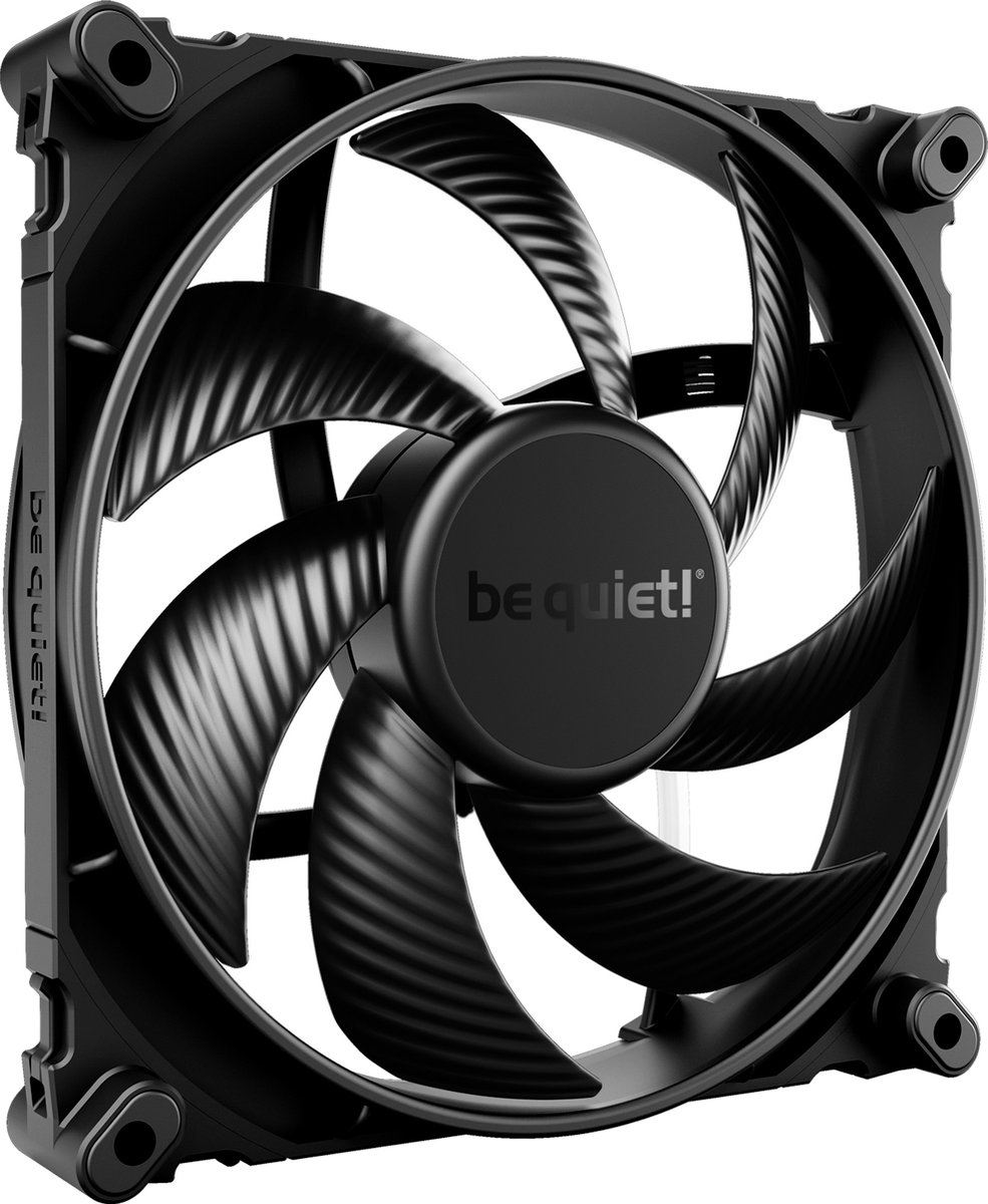 be quiet! Silent Wings 4 140 PWM - Kabinet køler - 140mm - Sort - 13 dBA