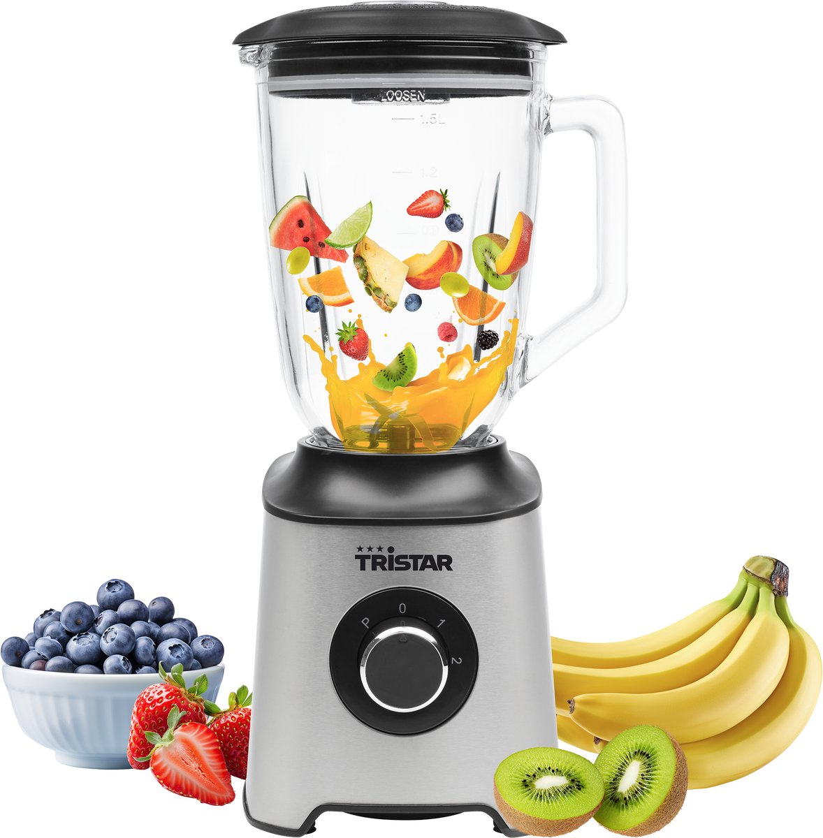 Tristar BL-4489 Mixeur sur pied 1000 W métal