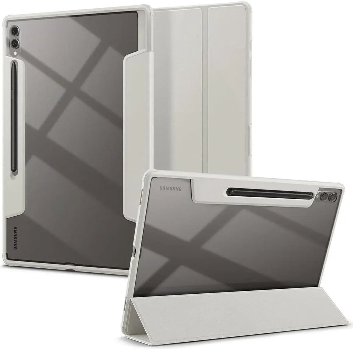 Spigen Ultra Hybrid Pro - gray - Samsung Galaxy Tab S10/S9/S8 Ultra