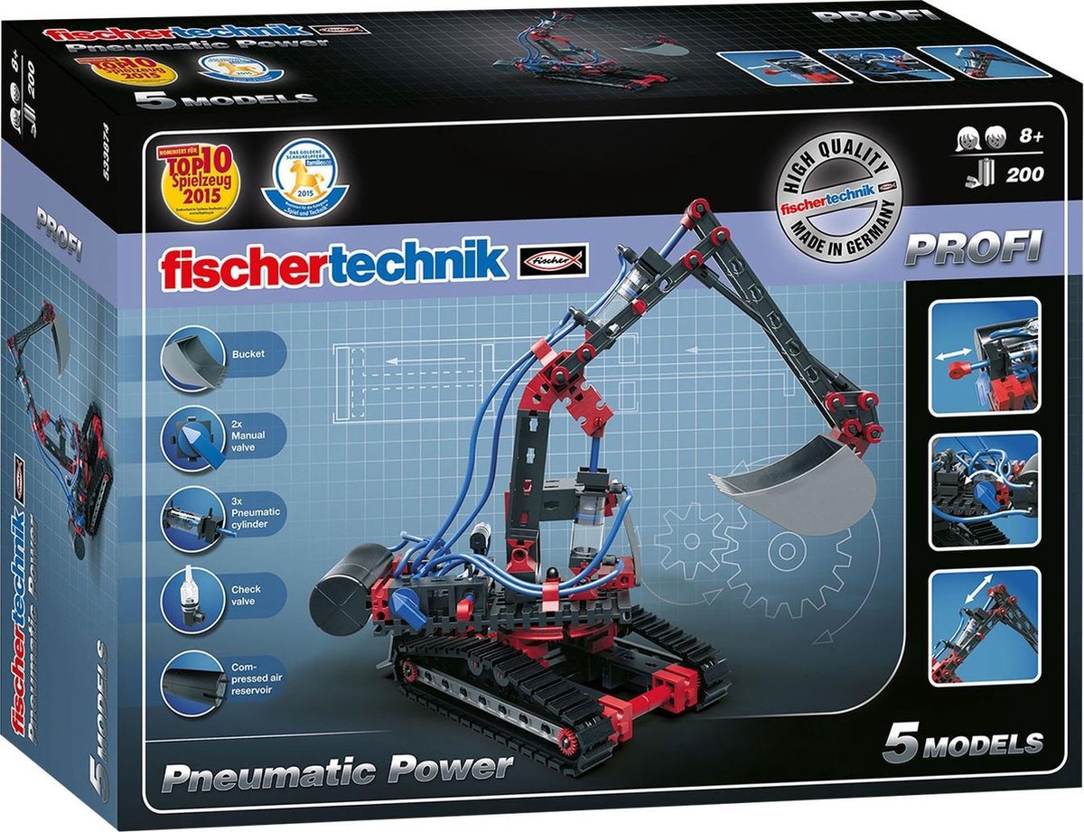 fischertechnik 533874 PROFI Pneumatic Power pneumatique Boîte dexpérience à partir de 8 ans