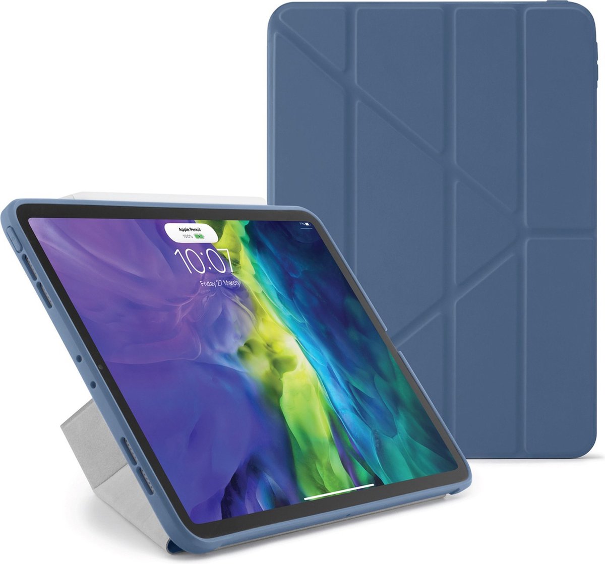 Pipetto iPad Air 10.9" Origami Case (Color: Navy)