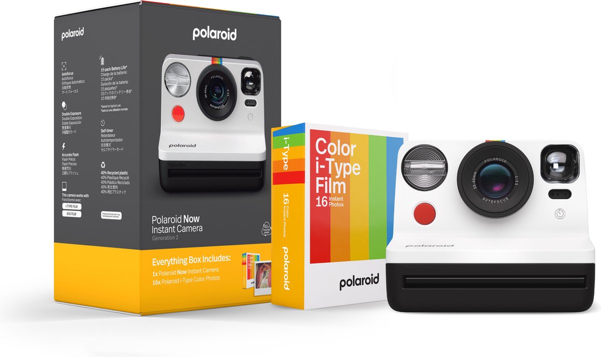 Polaroid Now Gen 2 Everything Box - Black & White