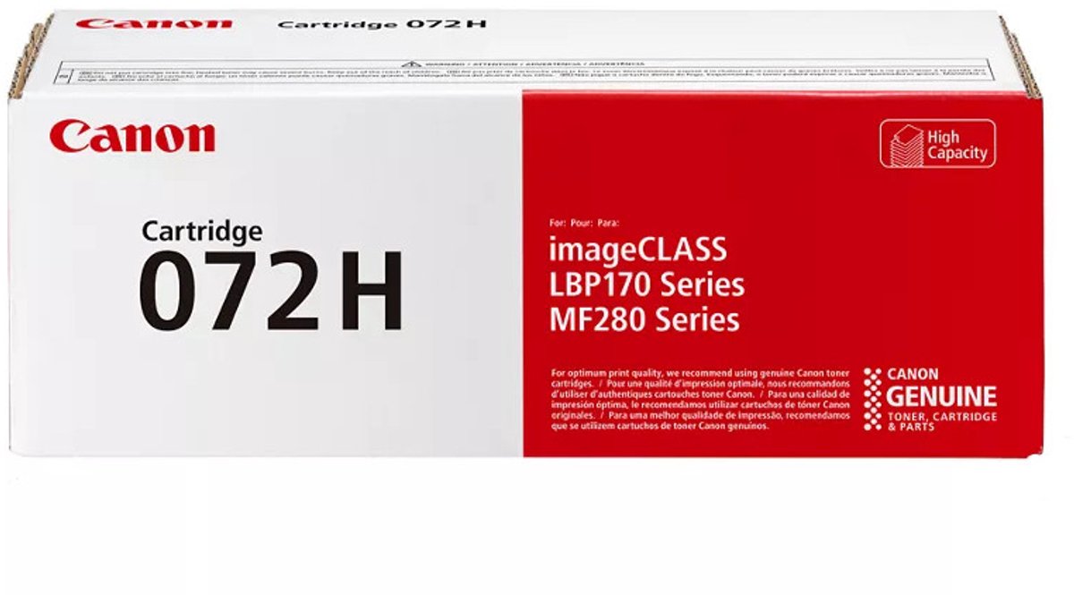 Canon 072 H - high capacity - black - original - toner cartridge