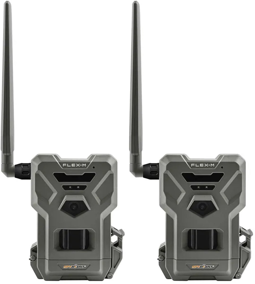 Caméra de chasse Spypoint FLEX-M Twin Pack 28 Mill. pixel enregistrement sonore, Transfert dimages 4G, module GSM vert-gris (mat)