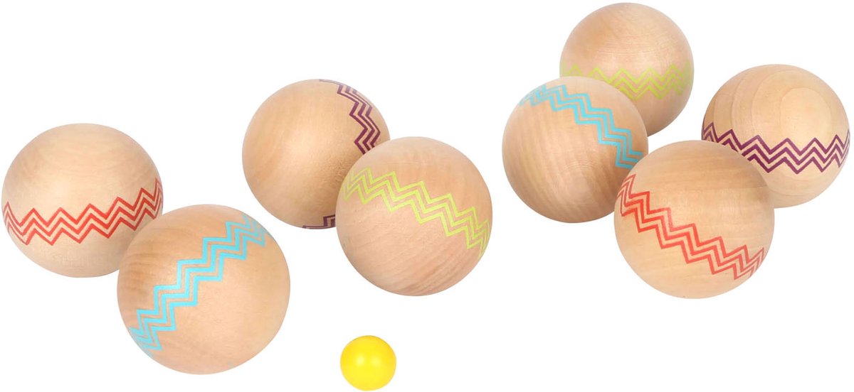 - Wooden Jeu de Boules 9 pcs.