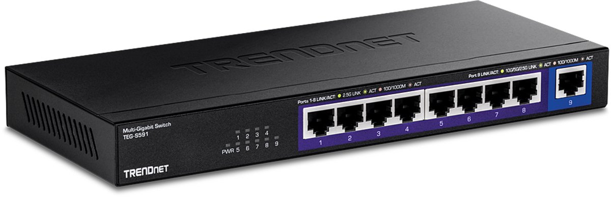 TRENDnet TEG-S591 9-Port Multi-Gig Switch