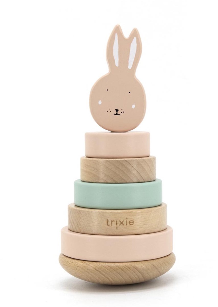 Trixie Wooden Stacking Tower - Mrs. Rabbit