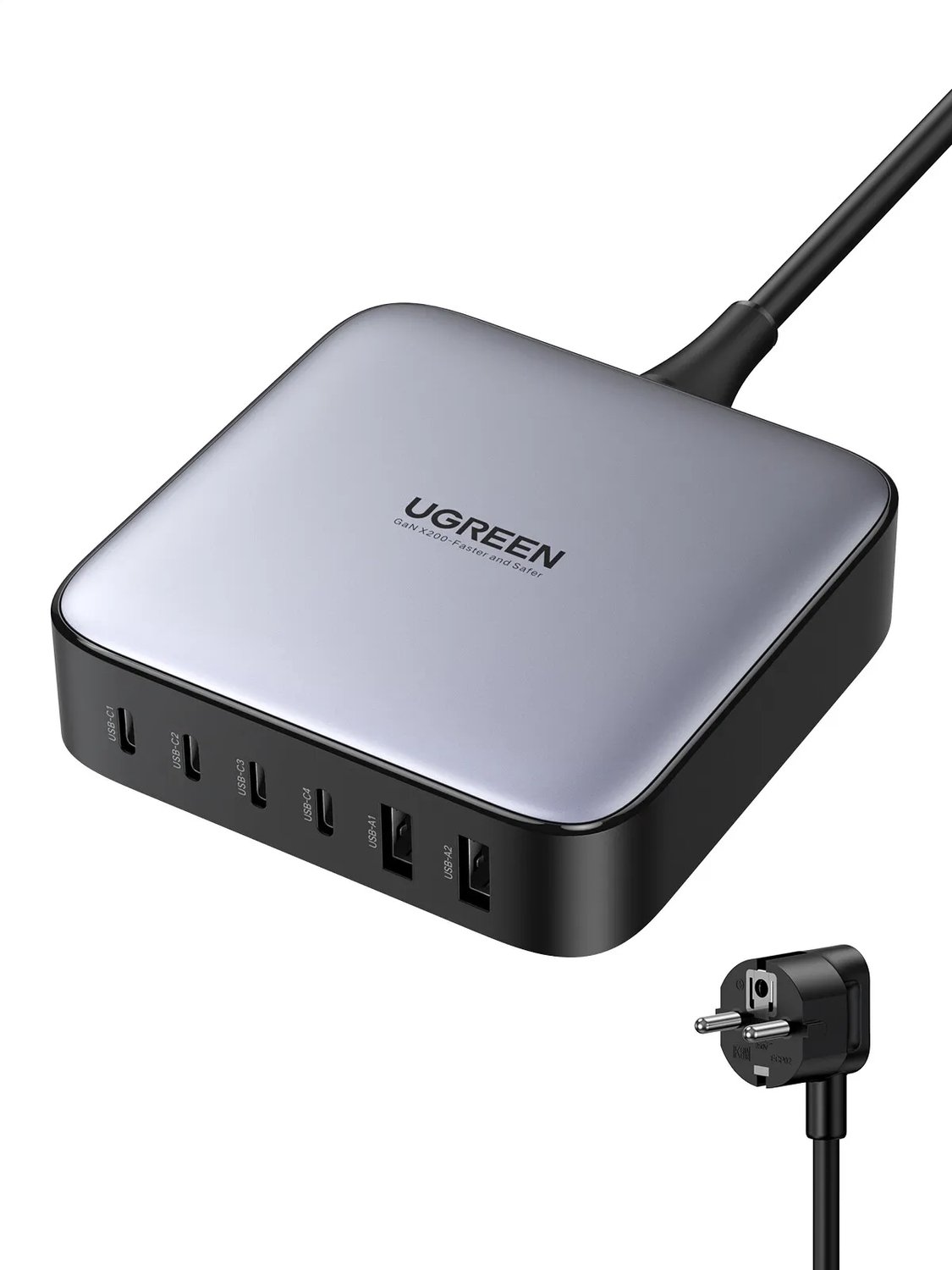 UGREEN Nexode GaN 200W - 6 x USB ports