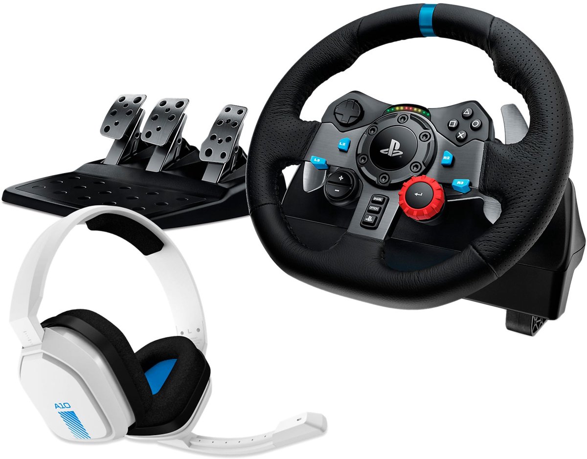 Logitech G29 + Astro A10 Bundle - Wired - Sony PlayStation 4