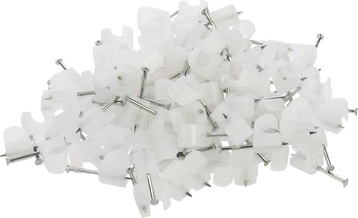 Nordic Quality Cable Clips 5-7 mm - 100 pcs.