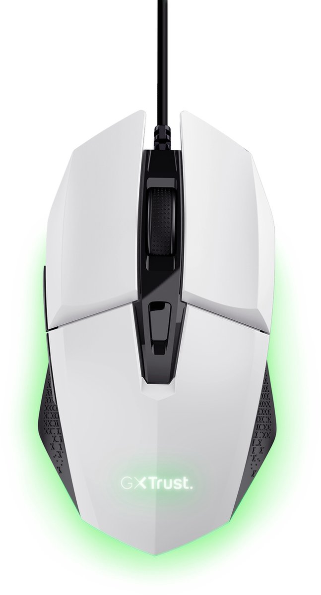 Trust GXT 109W Felox - Mus - 6 knapper - Hvid