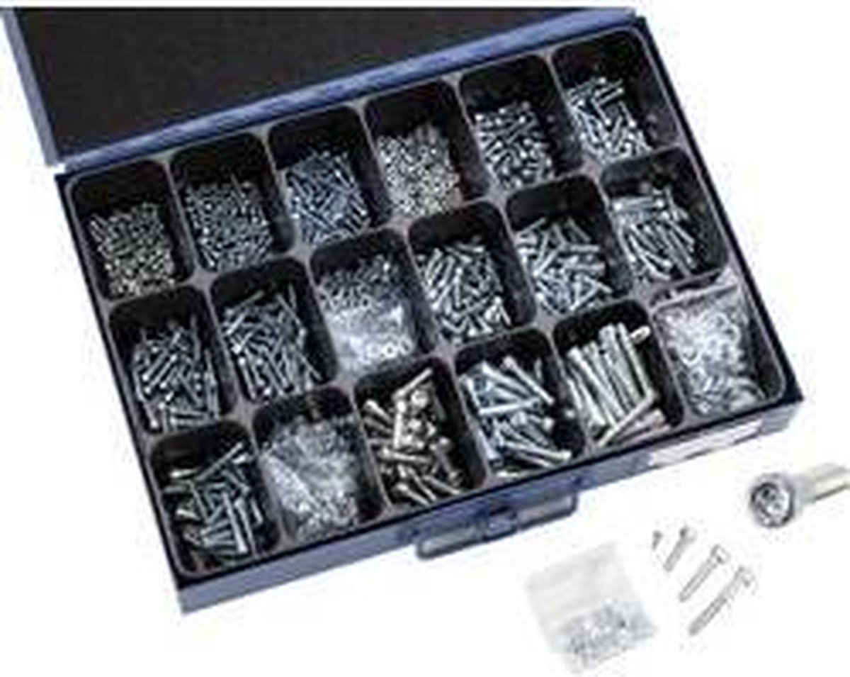 Assortiment de vis à tête hexagonale 18013