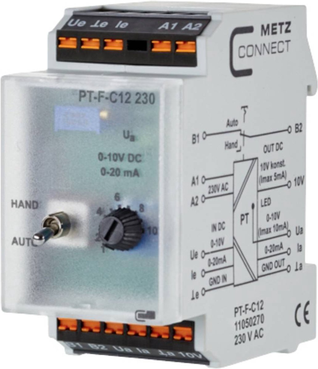 Metz Connect PT-F-C12 230 V AC 11050270 Convertisseur de signal 1 pc(s)