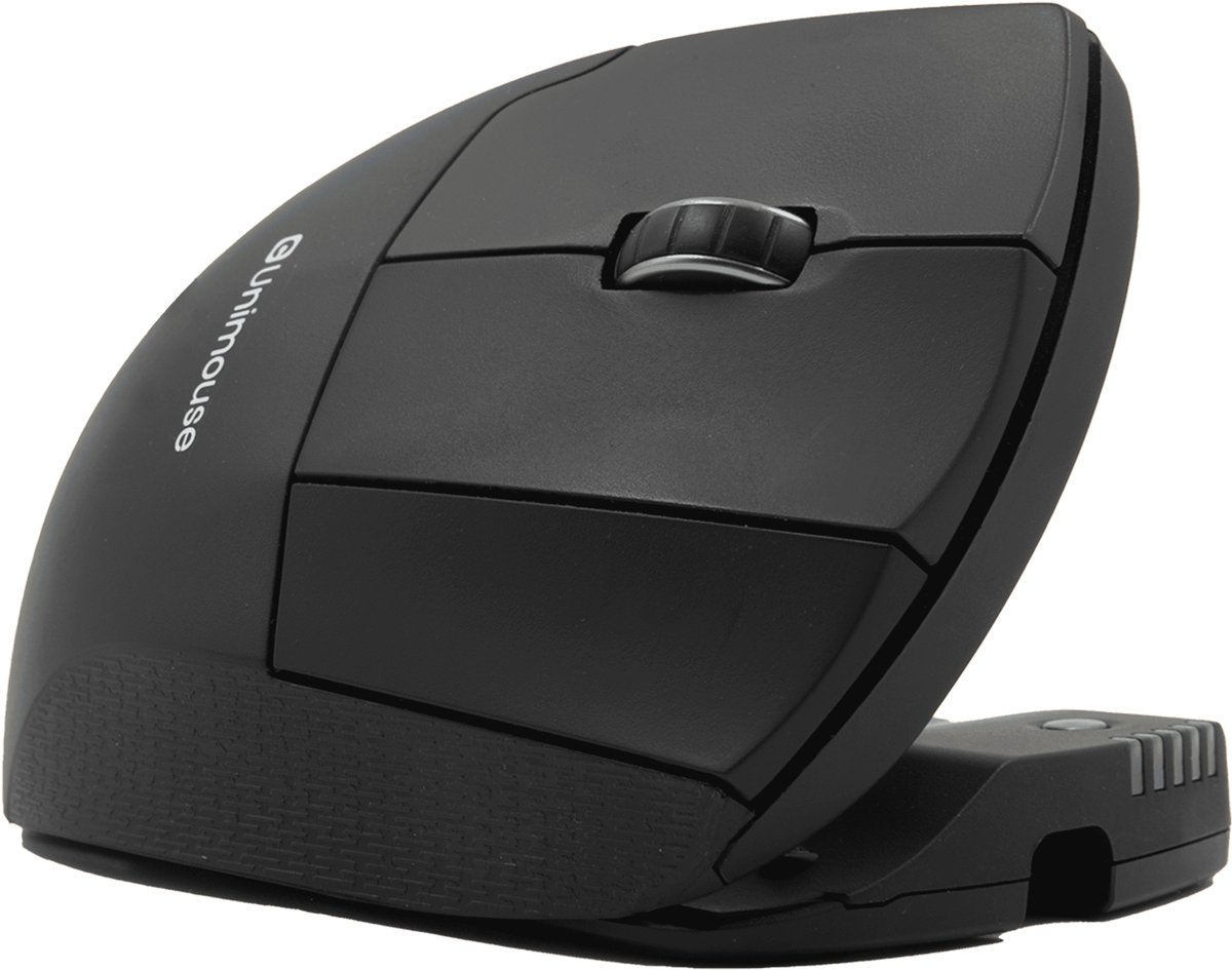 Contour Design UniMouse Bluetooth Souris Bluetooth optique noir 7 Boutons 800 dpi, 1000 dpi, 1200 dpi, 1400 dpi, 1600 dpi, 2000 dpi, 2400 dpi, 2800 dpi, 3400