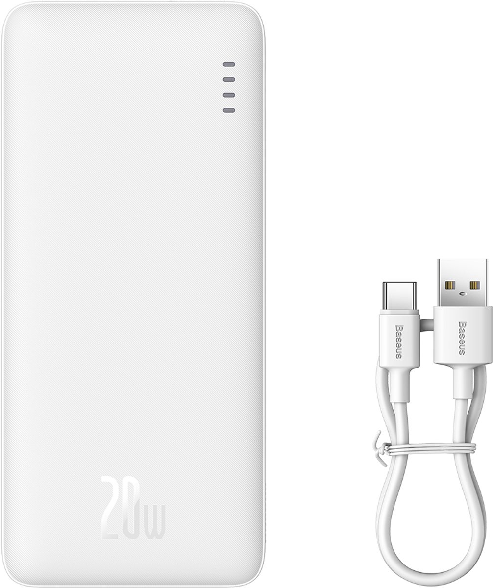 Baseus Airpow 10000mAh 20W powerbank (white) - 10000 mAh