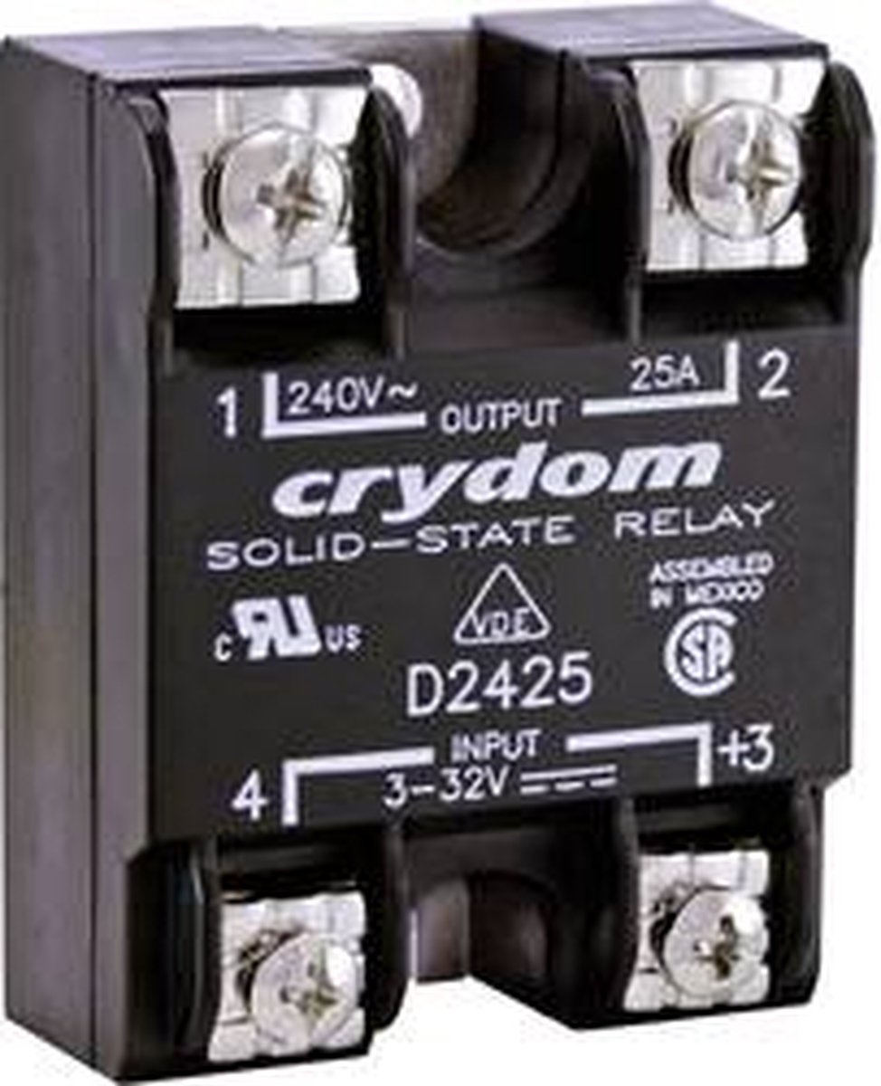 Crydom Relais à semi-conducteurs H12WD4890 90 A Tension de contact (max.): 660 V/AC à commutation au zéro de tension 1 pc(s)
