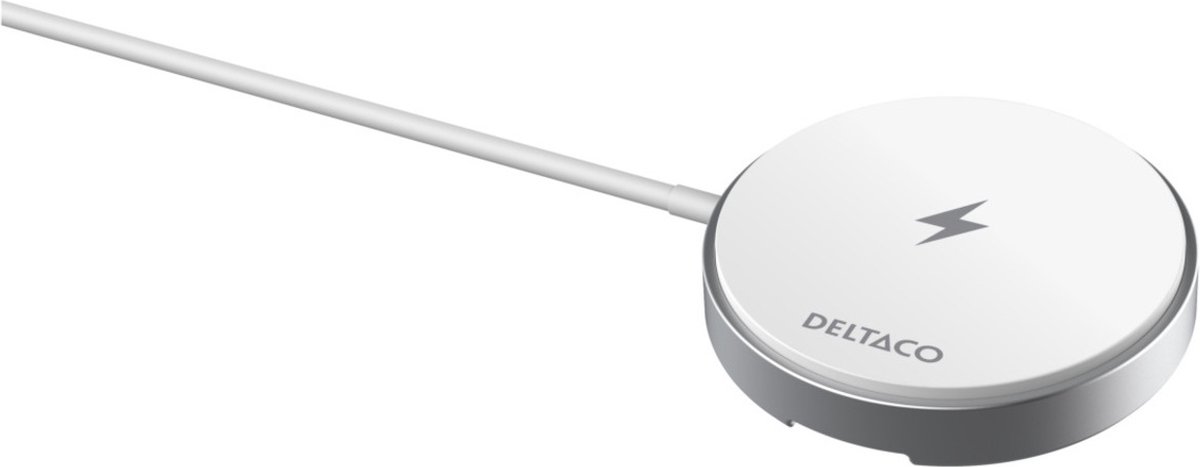 Deltaco Magnetic Wireless Charger 15W