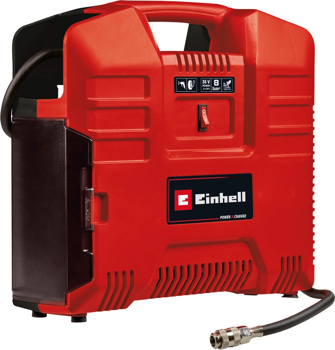 Einhell TE-AC 36/8 Li OF Set transportabel akku-kompressor 2x18 volt u/batteri og lader