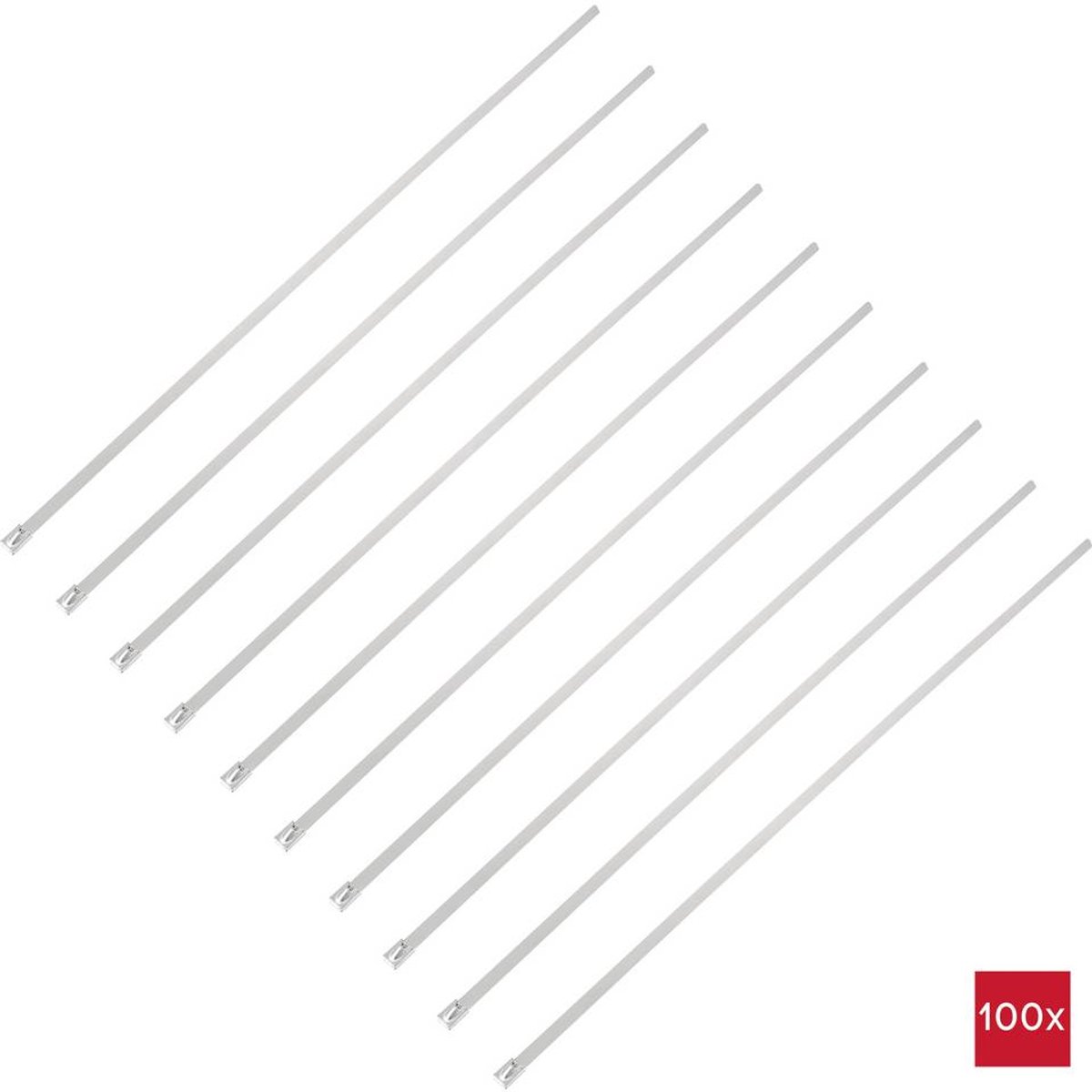 TRU COMPONENTS TC-12656580 Serre-câbles en acier 520 mm 7.9 mm AISI 316 100 pc(s)