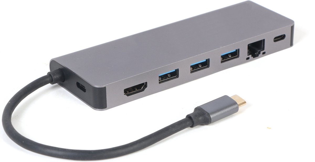 Gembird Cablexpert A-CM-COMBO5-05 - docking station - USB-C 3.1 - HDMI - GigE