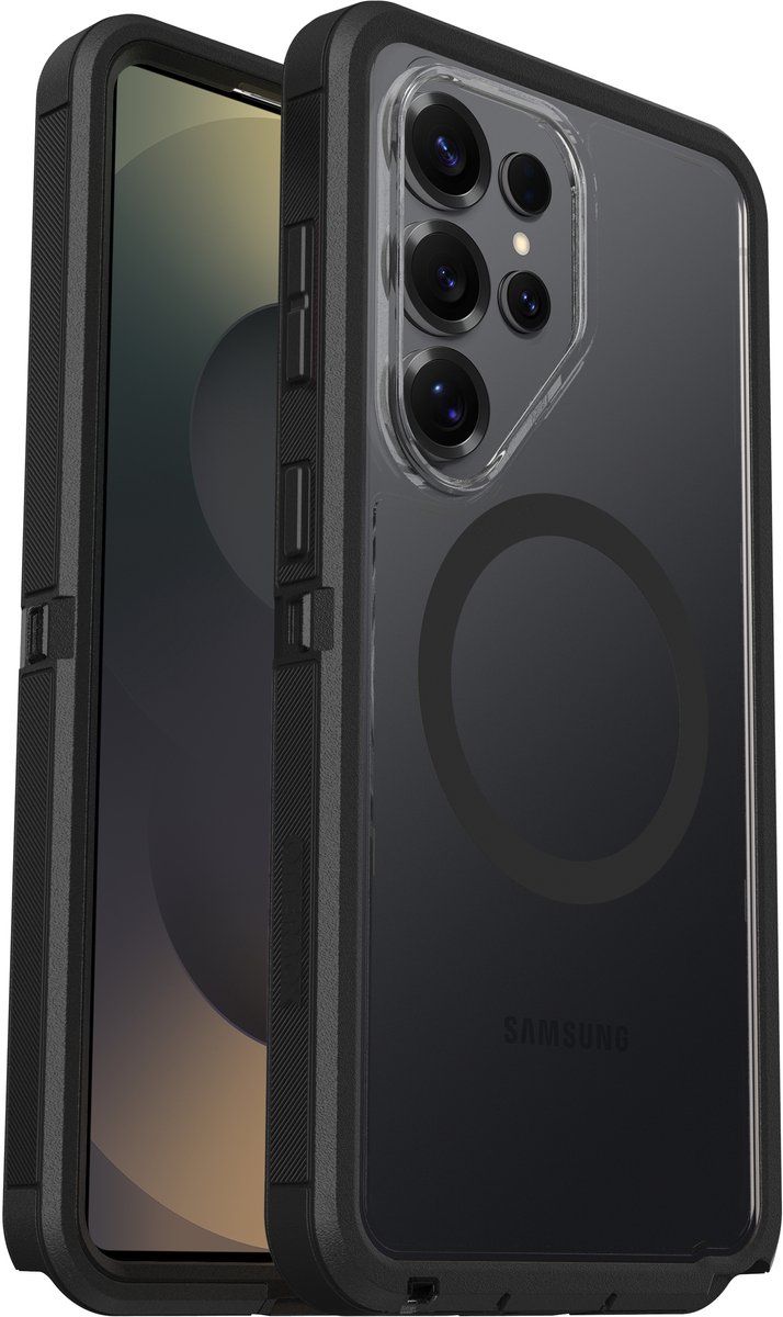 Otterbox Coque arrière Samsung Galaxy S26 Ultra noir, transparent chargement par induction 77-99896