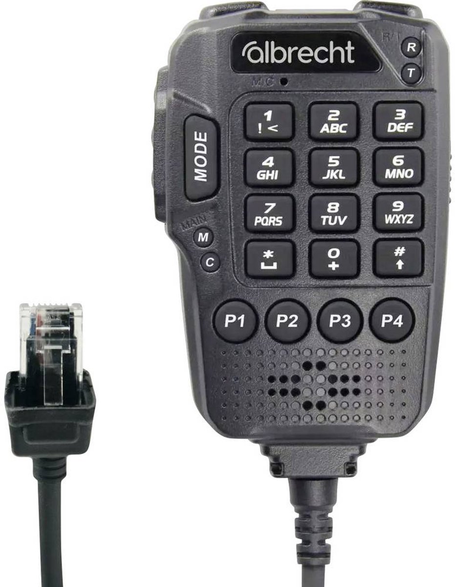 Micro-cravate Micro Albrecht Multifunktionales Mikrofon für AE 5900 Mini SSB