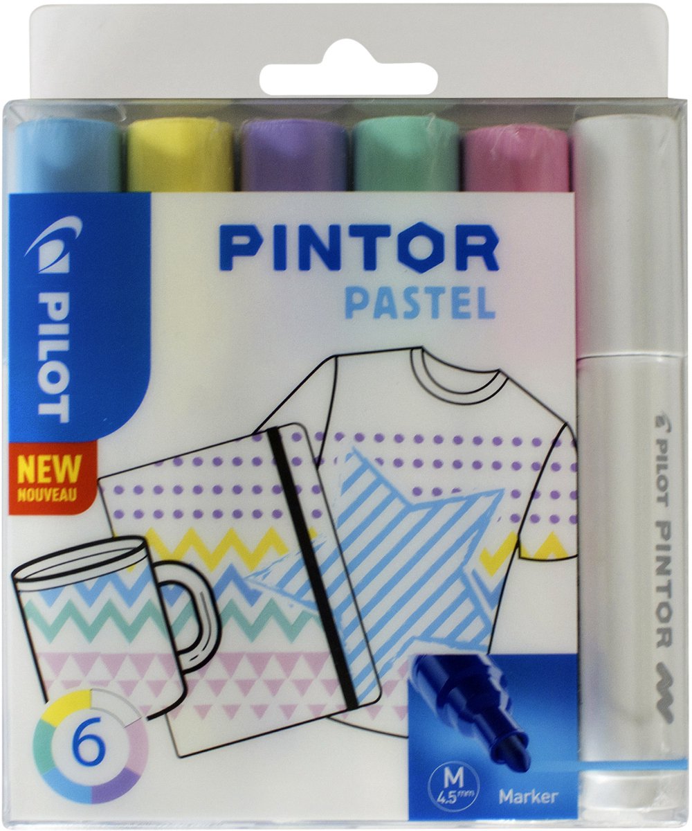 Pilot Pen Pintor Pastel Paint Marker 6 pcs
