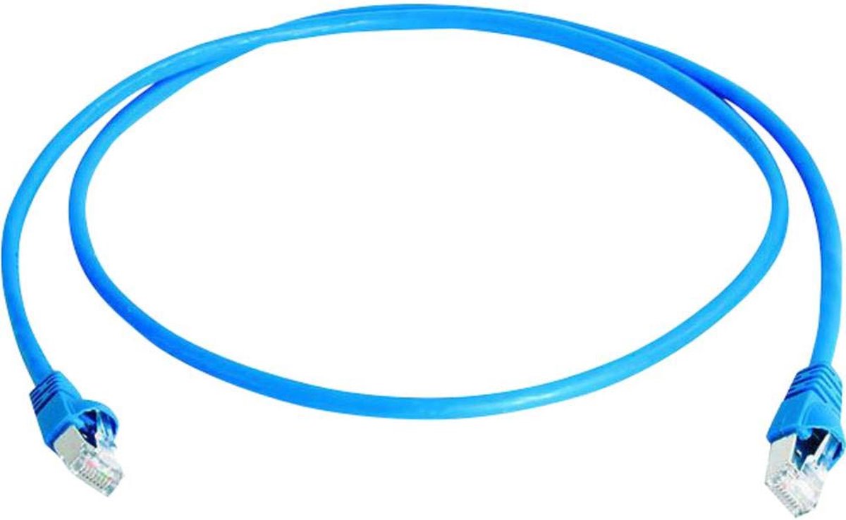 TELEGÄRTNER Cordon S/FTP, Cat.6A, LSOH, bleu, 20 m