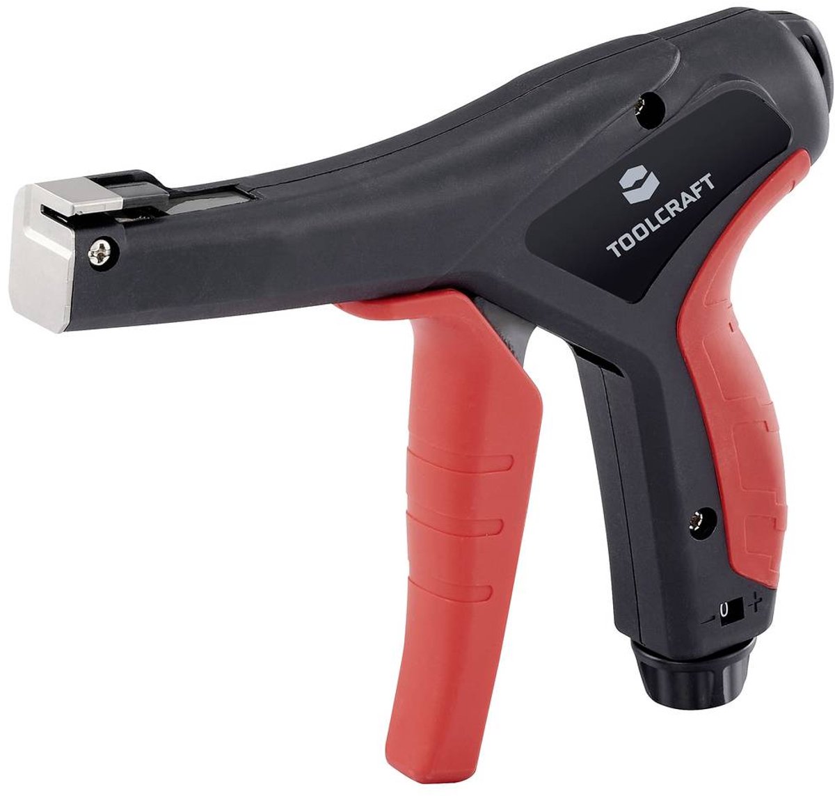 TOOLCRAFT HT04557 Pince pour serre-câbles pour serre-câbles en polyamide de 2,5 à 4,8 mm noir, rouge