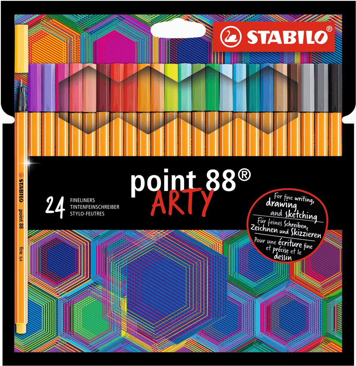 STABILO ® Point 88® fineliner Arty sæt med 24 farver