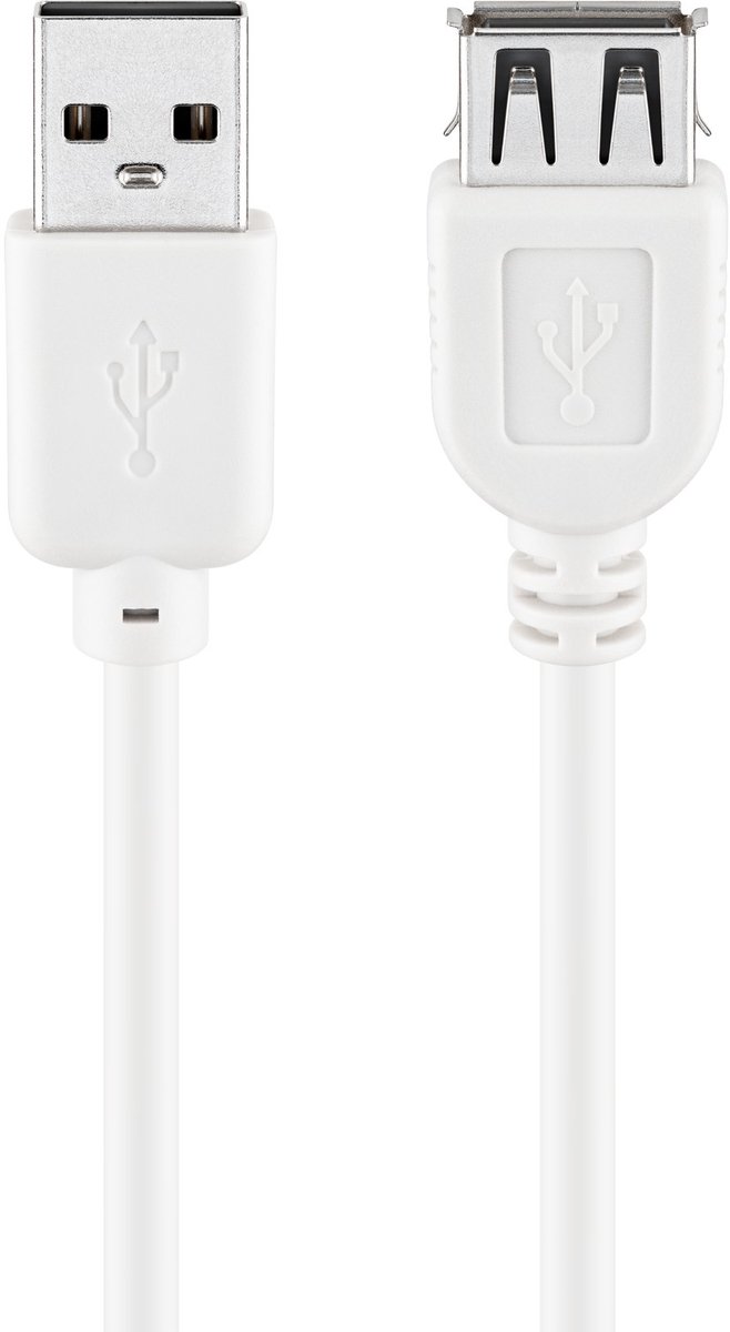 Pro USB-A <-> USB-A - 1.8m - Hvid