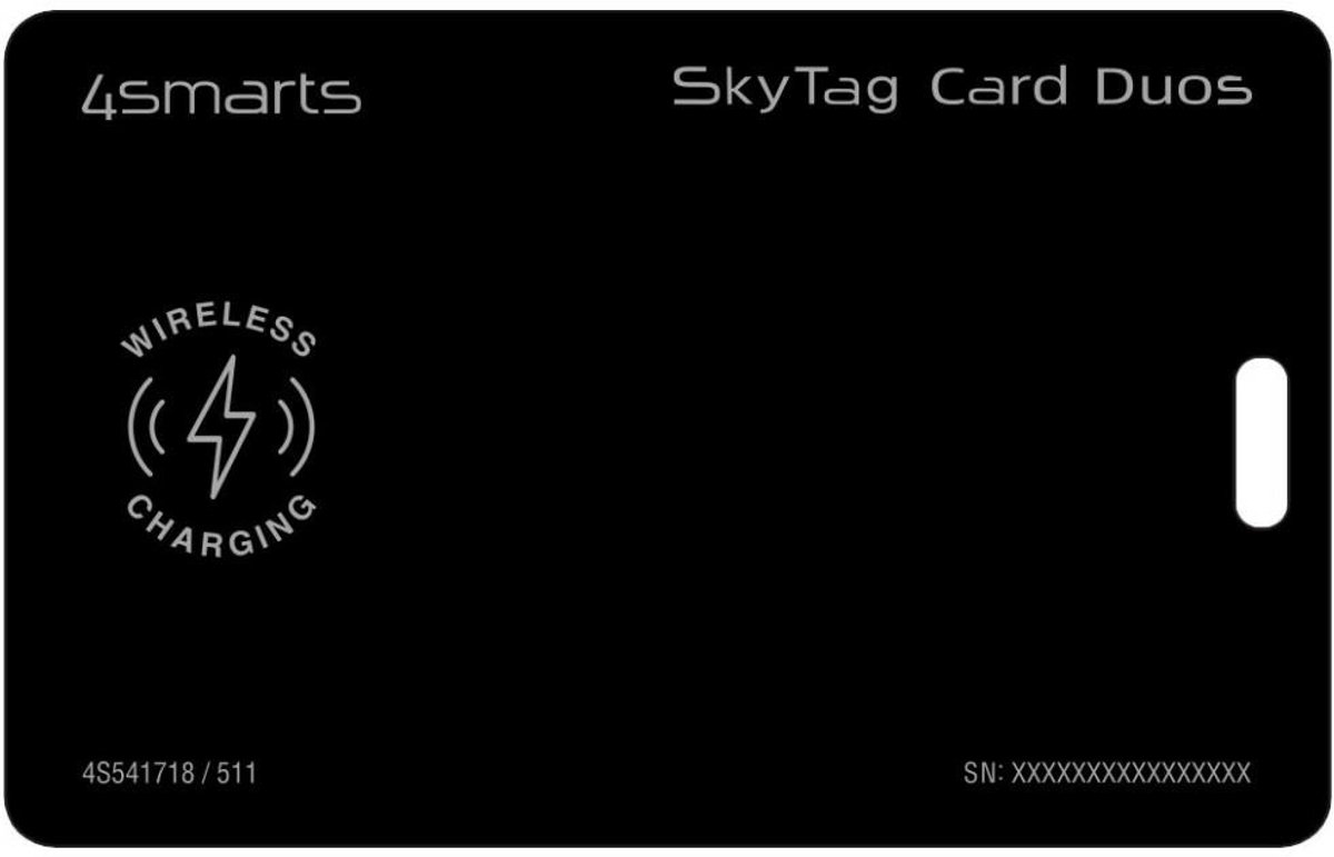 4smarts Location Finder SkyTag Card Duos ReCharge black