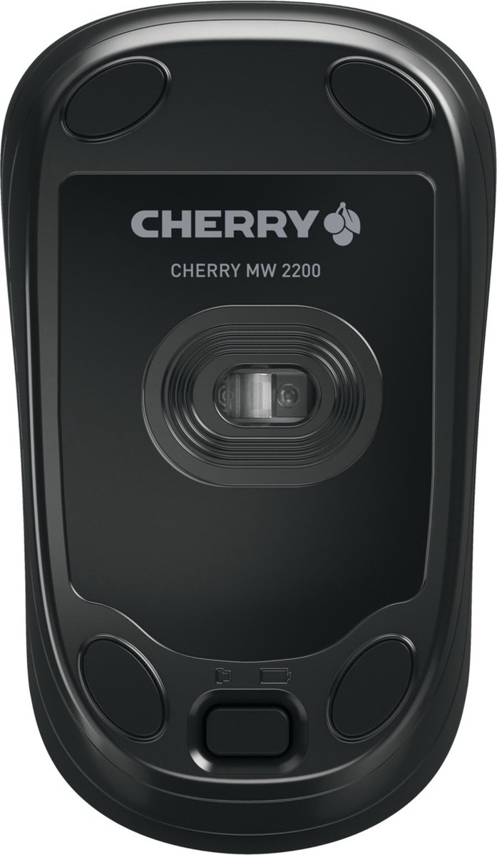 Cherry MW 2200 - Mus - Optisk - 3 knapper - Sort